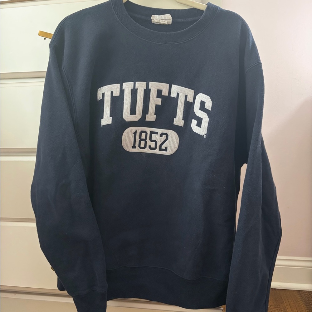 Champion Navy Tufts 1852 Crewneck Sweatshirt